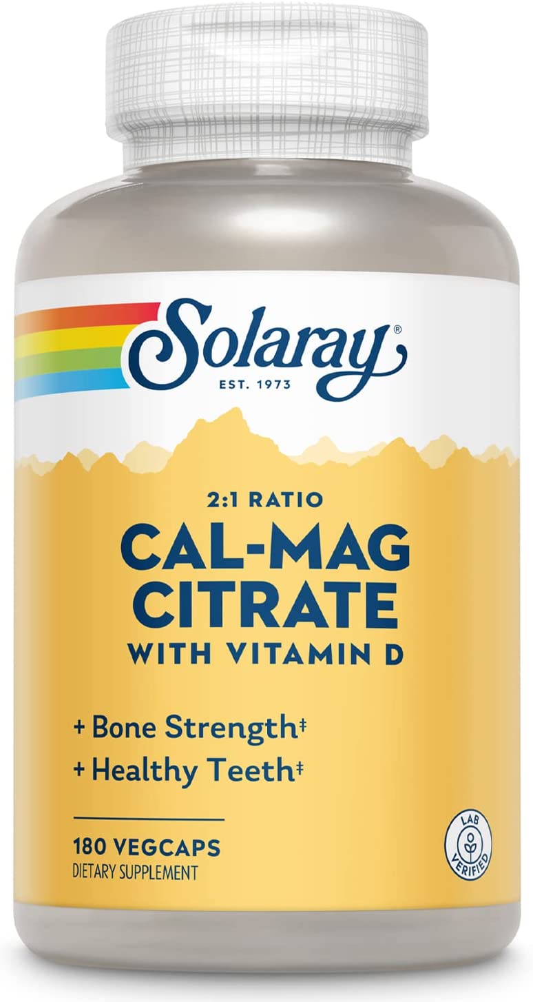 Solaray Cal Mag Cit 400D 180cp-[HealthWay]