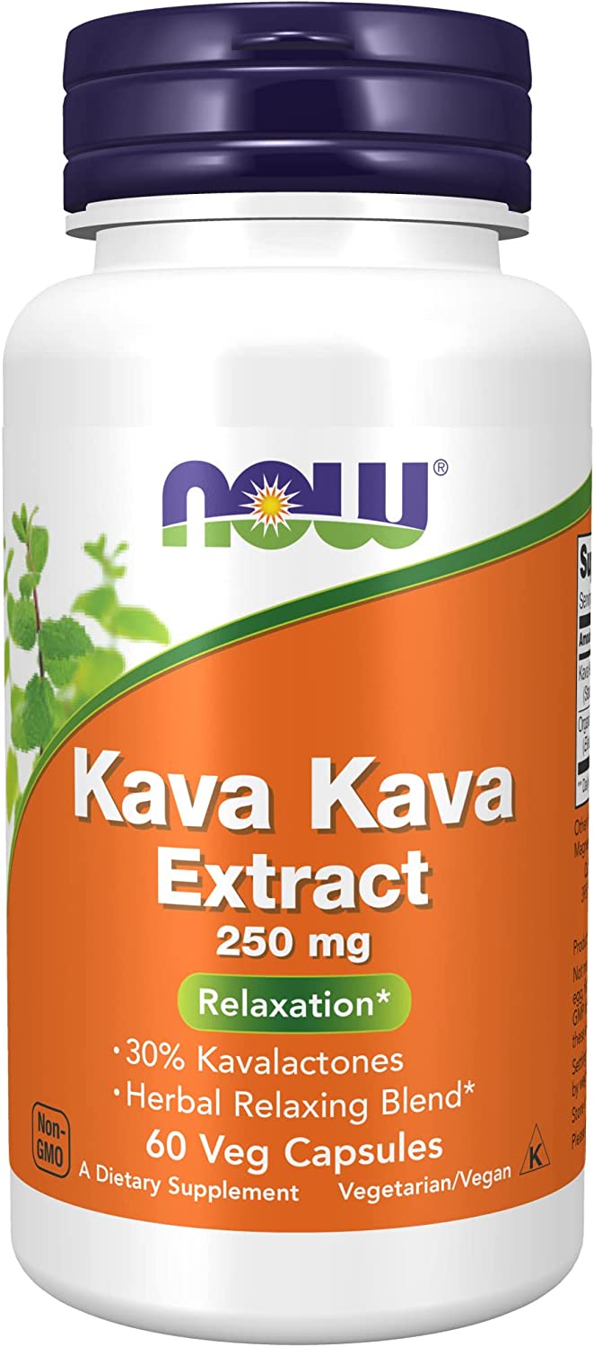 Now Kava Extract 250mg 60cp-[HealthWay]