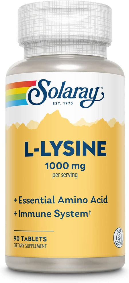 Solaray L-Lysine 1000mg 90tb-[HealthWay]