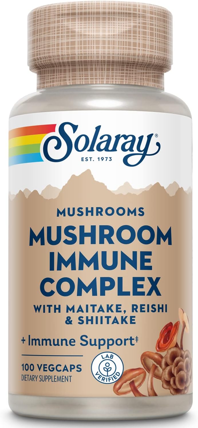 Solaray Mushroom Immune Complex 100cp-[HealthWay]