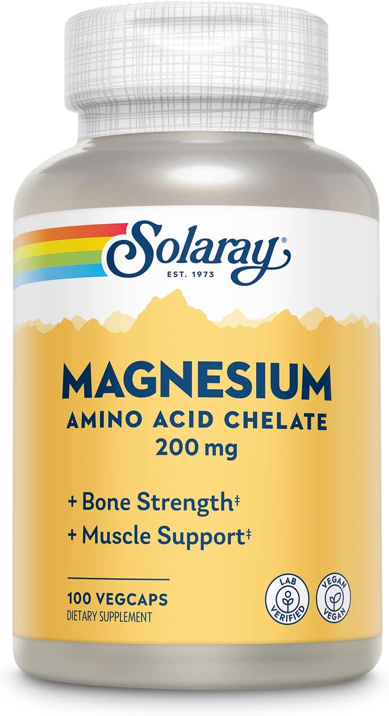 Solaray Magnesium 200mg 100cp-[HealthWay]
