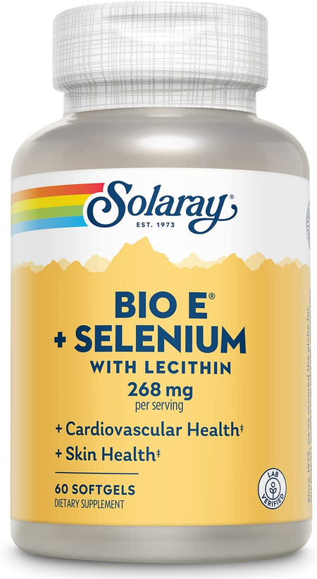 Solaray Bio E w/Selenium 400iu 60sg-[HealthWay]
