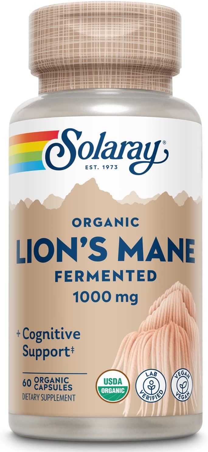 Solaray Lions Mane Fermented 60ct