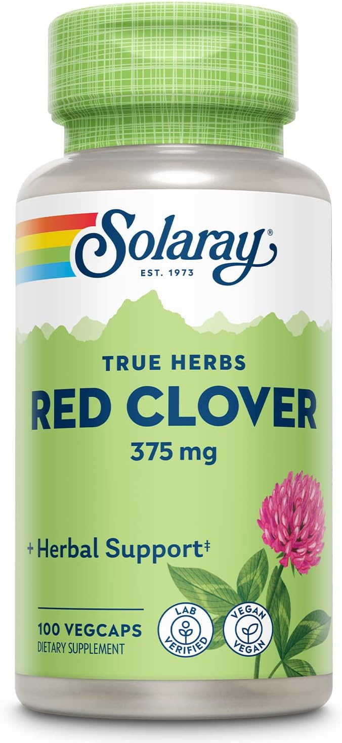 Solaray Red Clover Blossoms 100cp-[HealthWay]