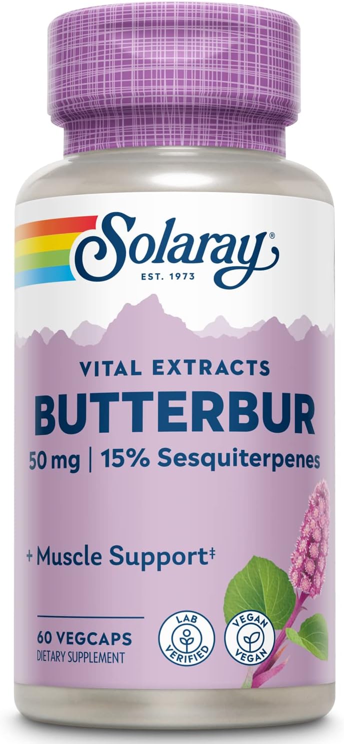 Solaray Butterbur Ext 50mg 60cp-[HealthWay]