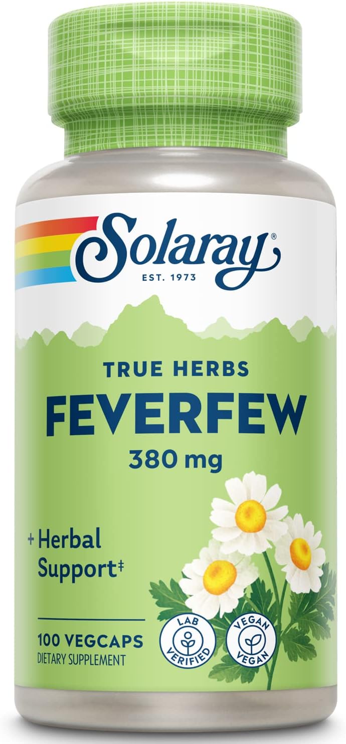 Solaray Feverfew 380mg 100cp-[HealthWay]