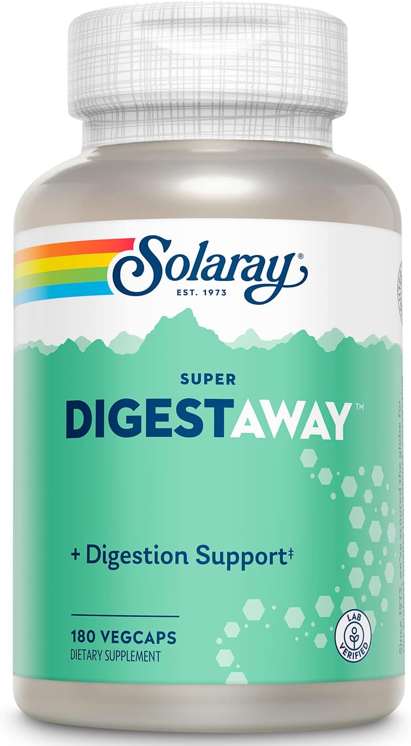 Solaray Super Digestaway 180cp-[HealthWay]