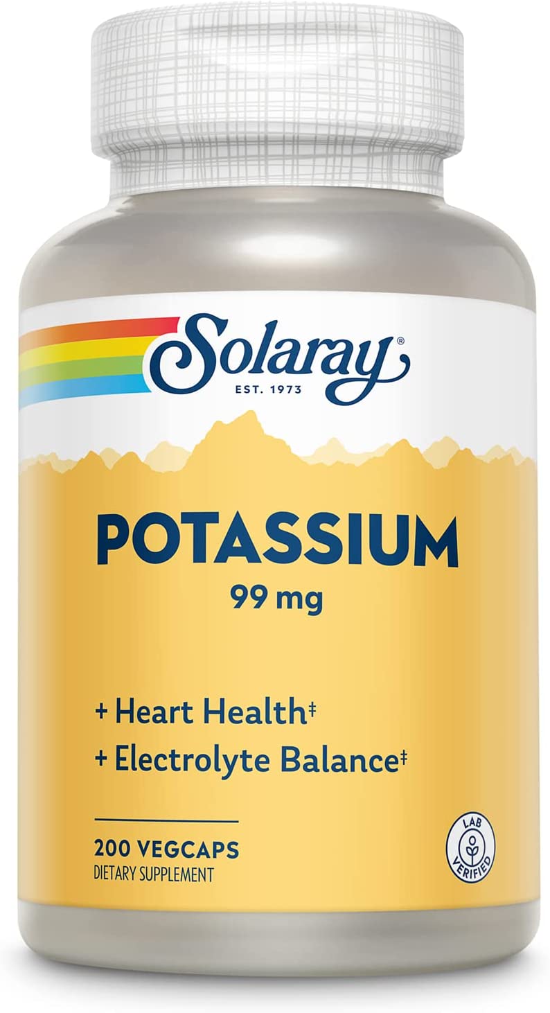 Solaray Potassium 99mg 200cp-[HealthWay]