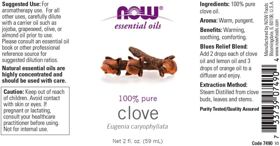 Now Ess Oil Clove 2oz-[HealthWay]