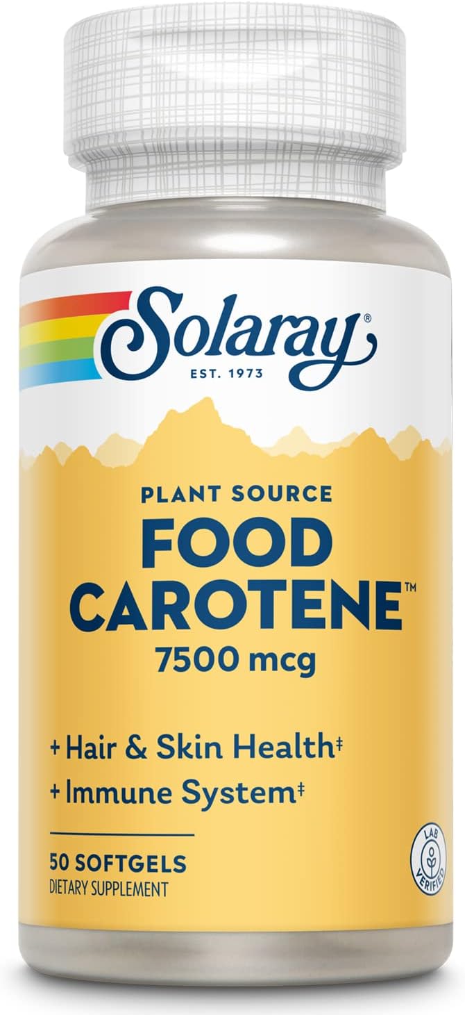 Solaray Food Carotene 25,000iu 50sg-[HealthWay]