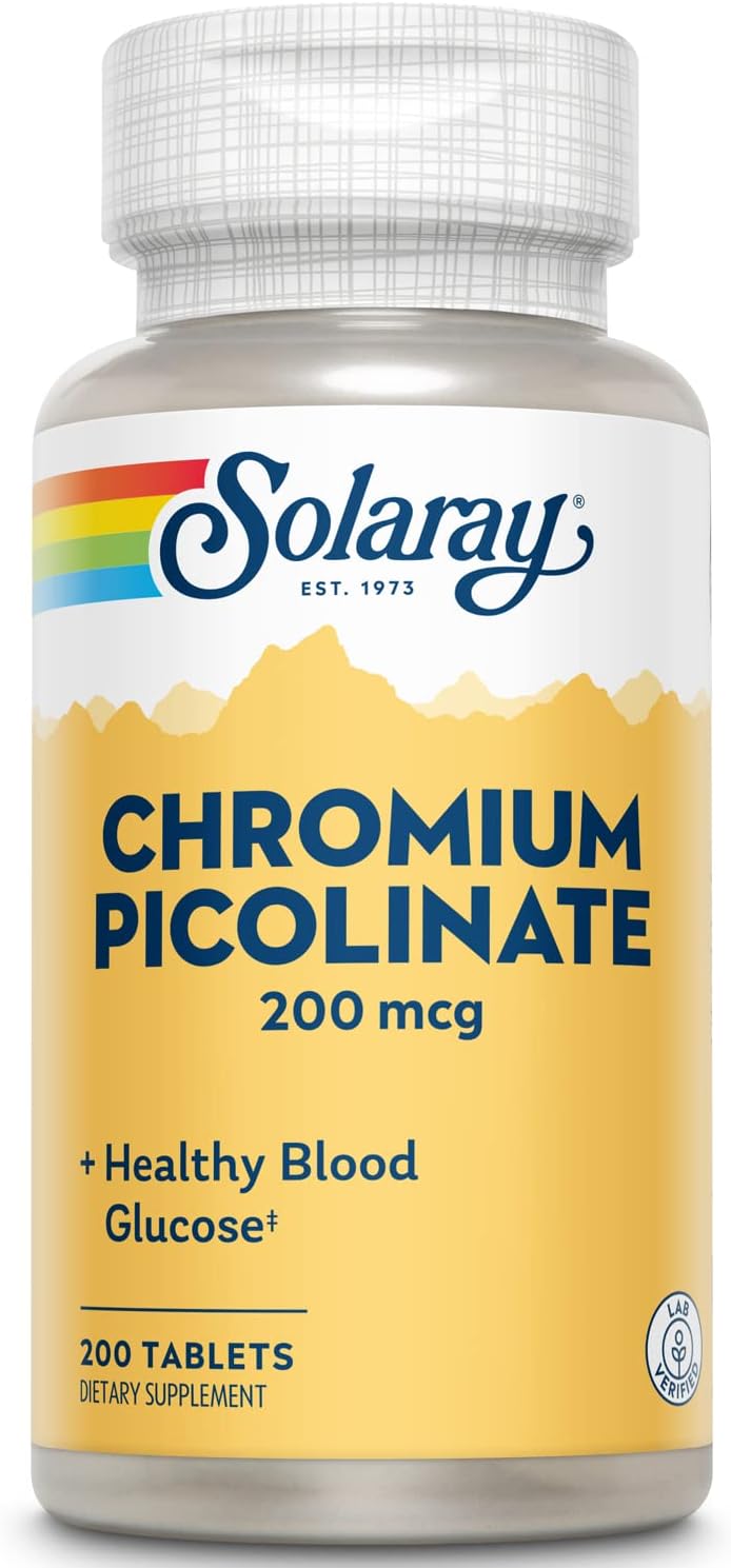 Solaray Chromium Picolinate 200 200tb-[HealthWay]