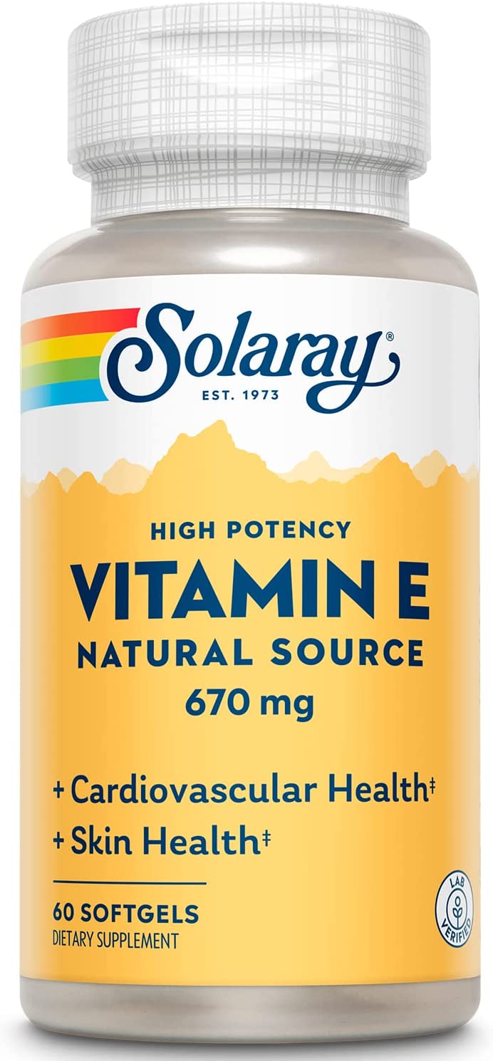 Solaray Vit E 670mcg 60sg-[HealthWay]