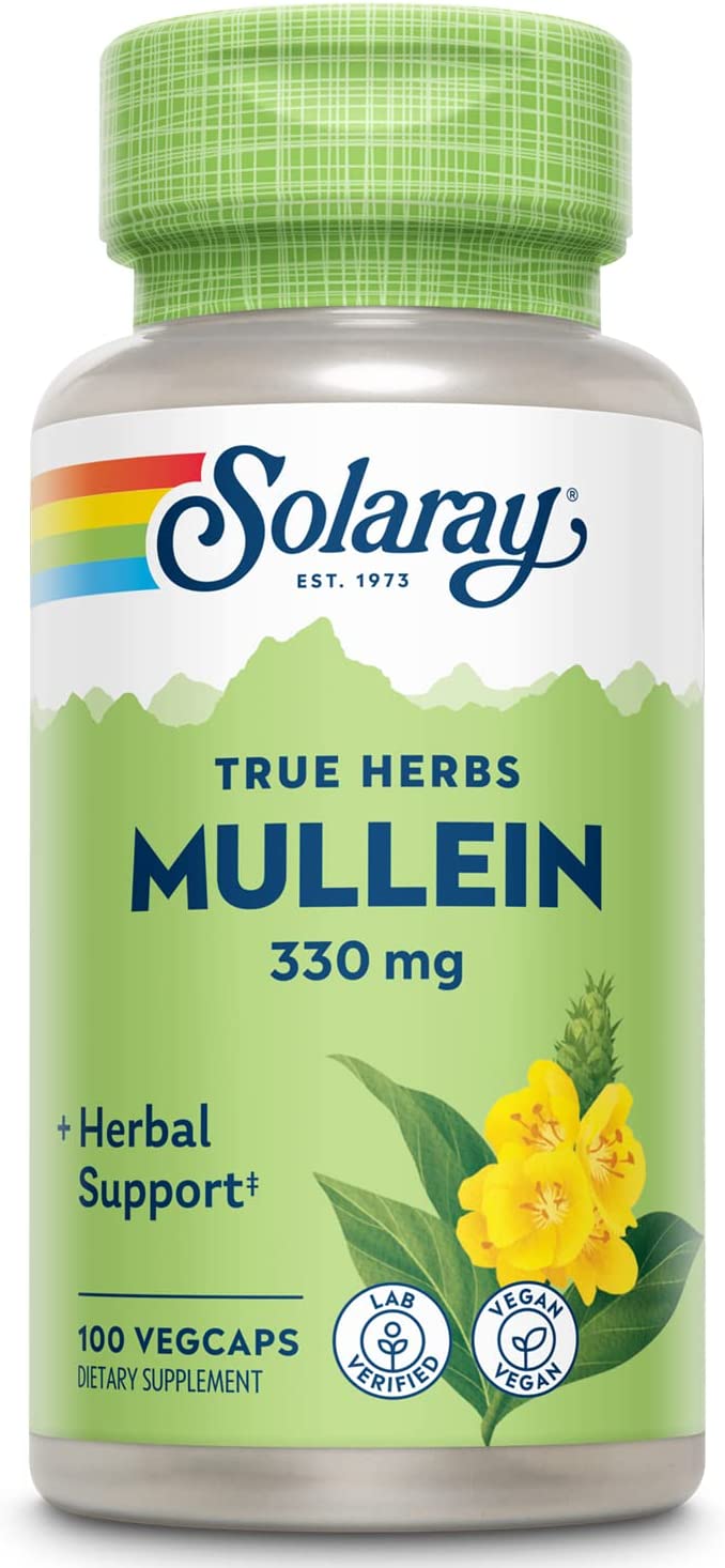 Solaray Mullein Leaves 100cp-[HealthWay]