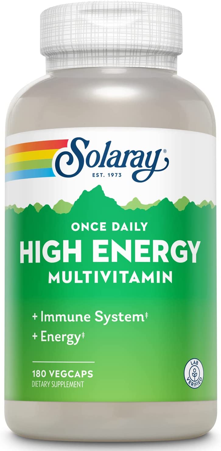 Solaray Once Daily High Energy Multi 180CT Vcp-[HealthWay]