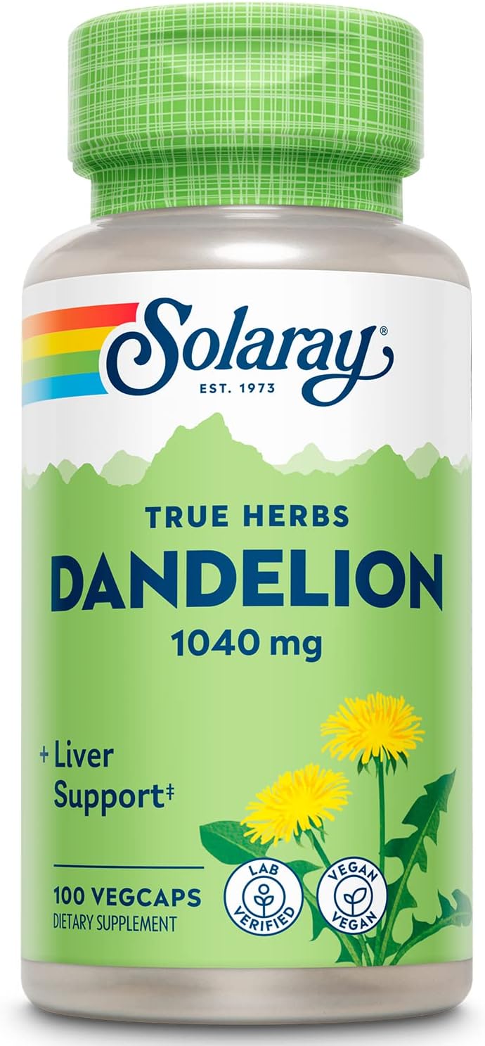 Solaray Dandelion 520mg 100cp-[HealthWay]
