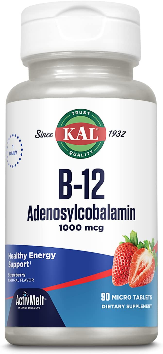 Kal B-12 Adenosylcobalamin 1000mcg 90tb