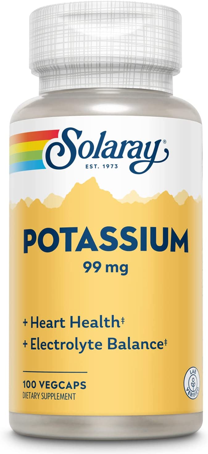 Solaray Potassium 99mg 100cp-[HealthWay]