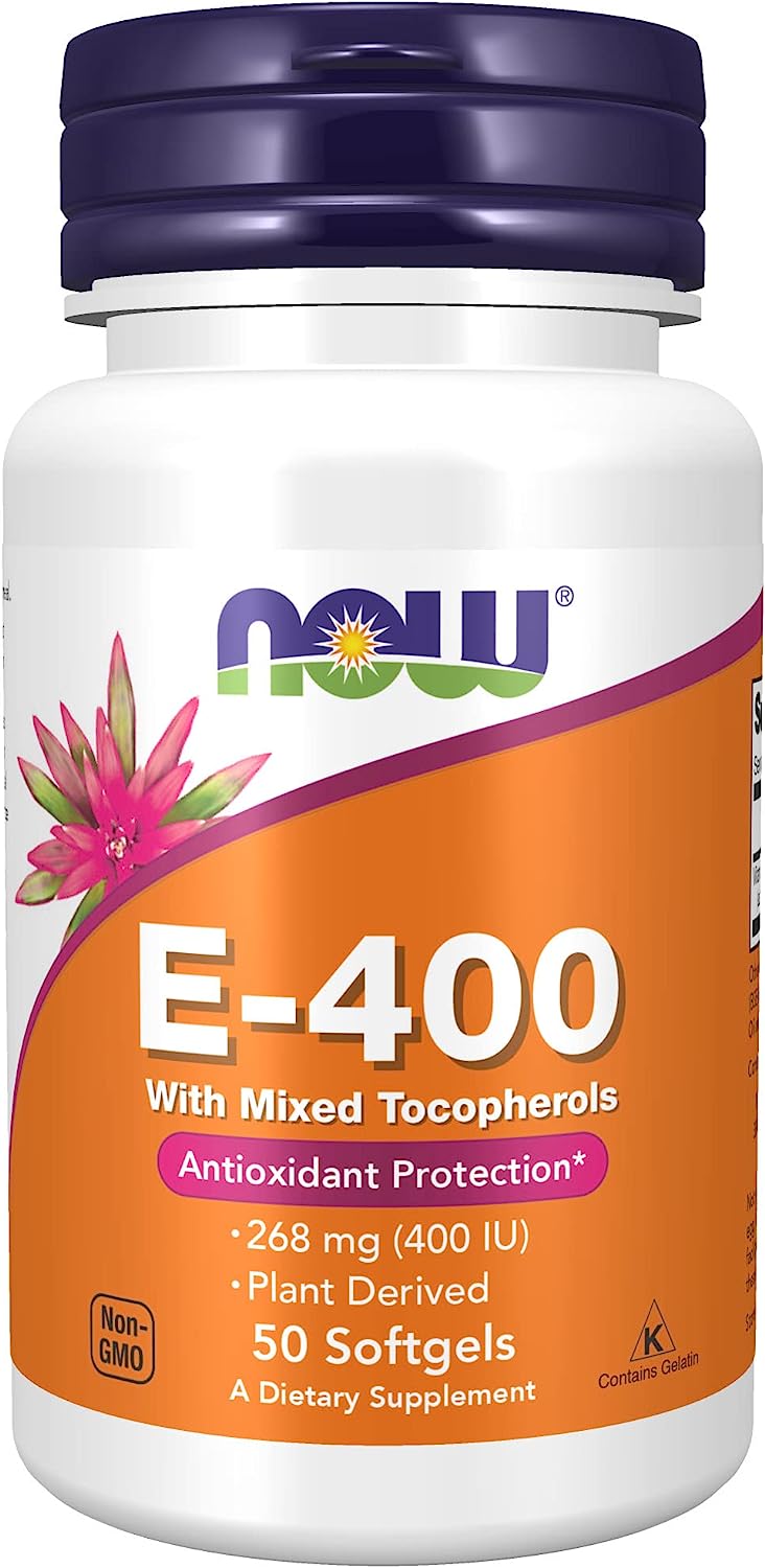 Now E-400 Mixed Tocopher 50sg-[HealthWay]