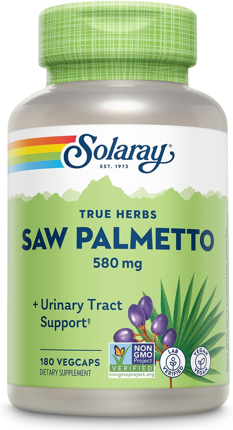 Solaray Saw Palmetto Berries 580mg 180cp