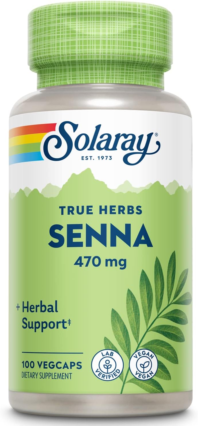 Solaray Senna Leaves 100cp-[HealthWay]