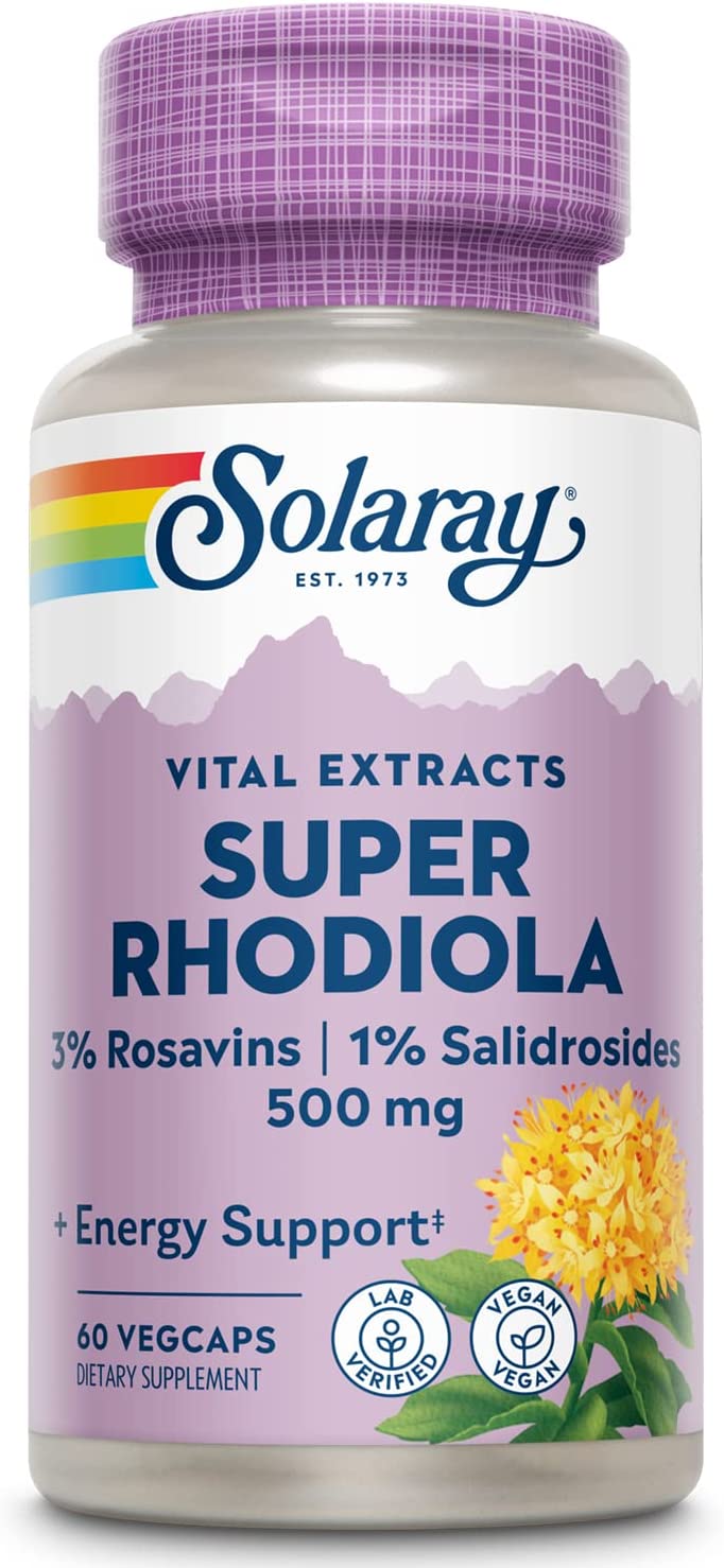 Solaray Super Rhodiola 500mg 60cp