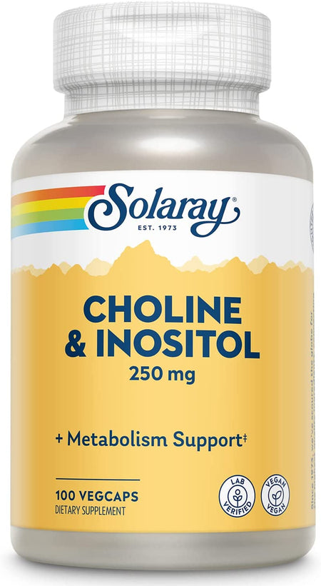 Solaray Choline & Inositol 100cp-[HealthWay]