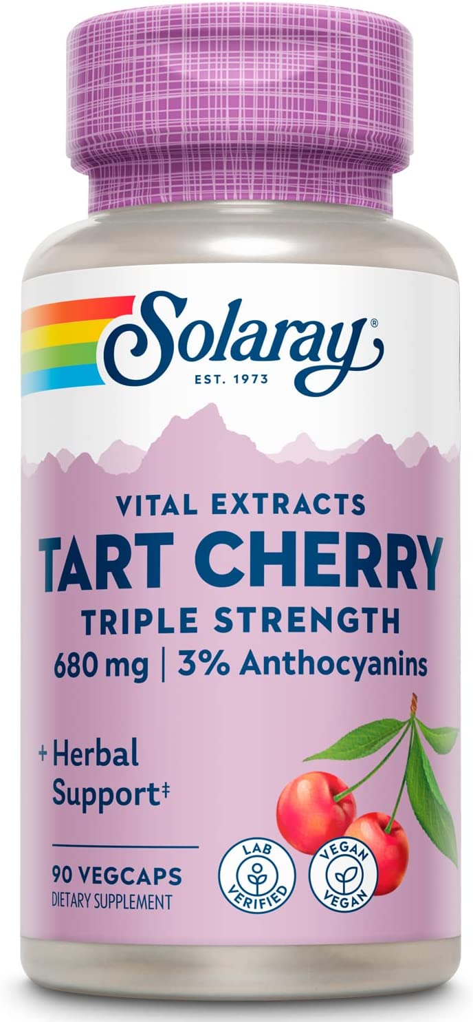 Solaray Tart Cherry Triple Strength 90c