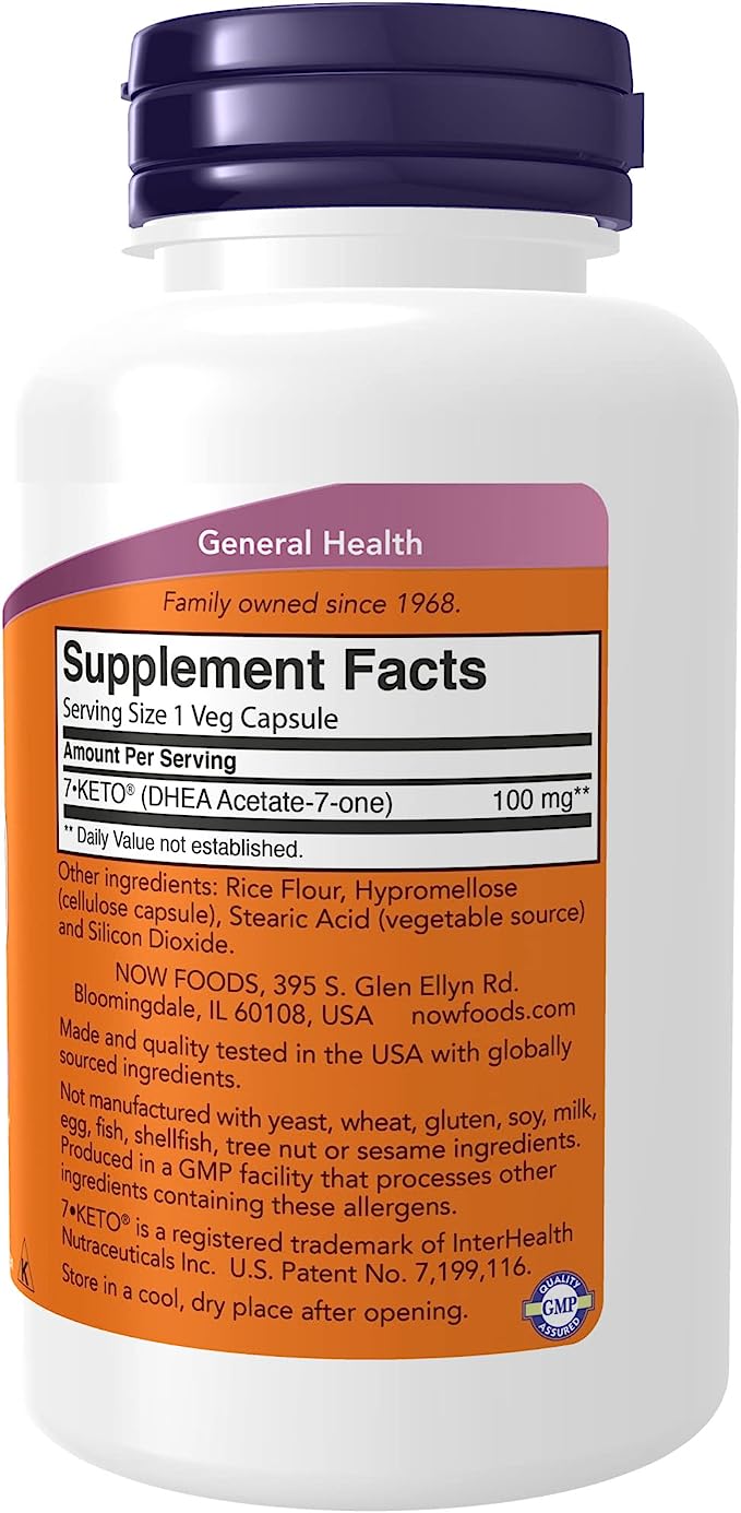 Now 7-Keto 100mg 120cp-[HealthWay]