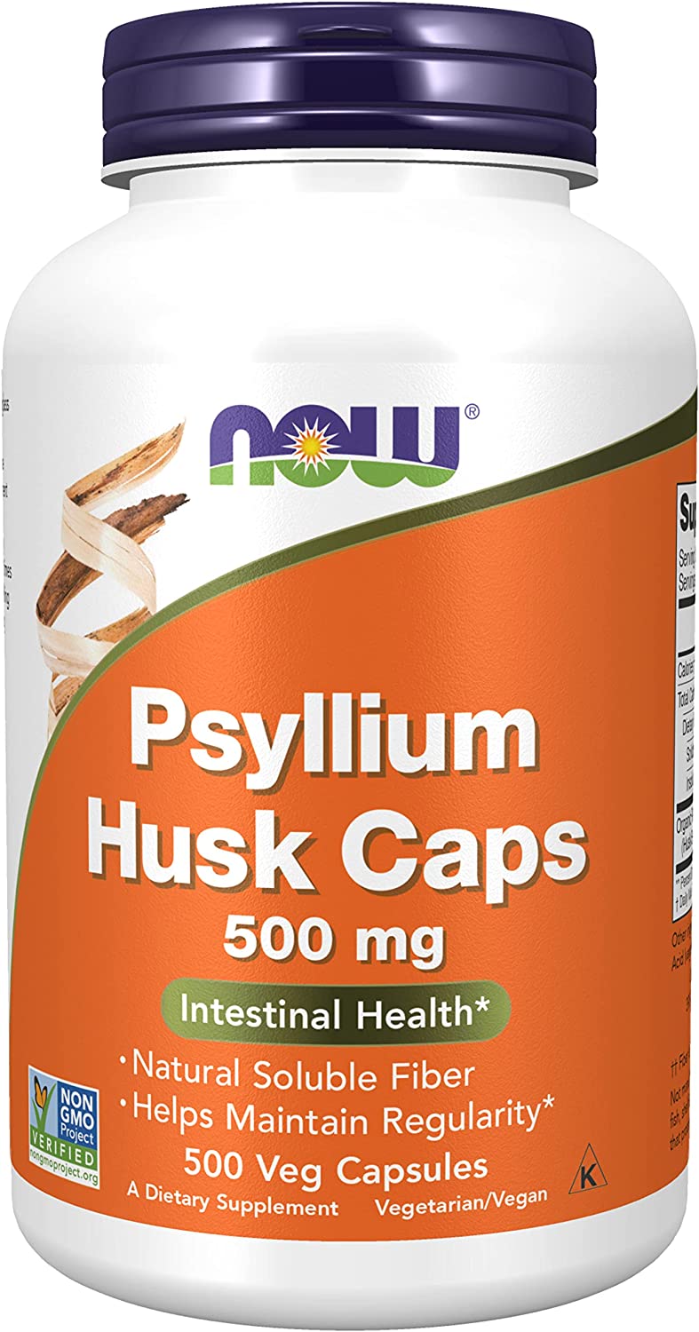 Now Psyllium Husk 500mg 500cp-[HealthWay]