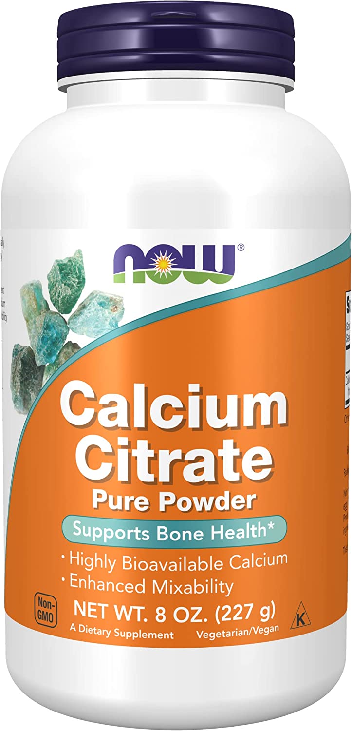 Now Calcium Citrate Pwd 8oz-[HealthWay]