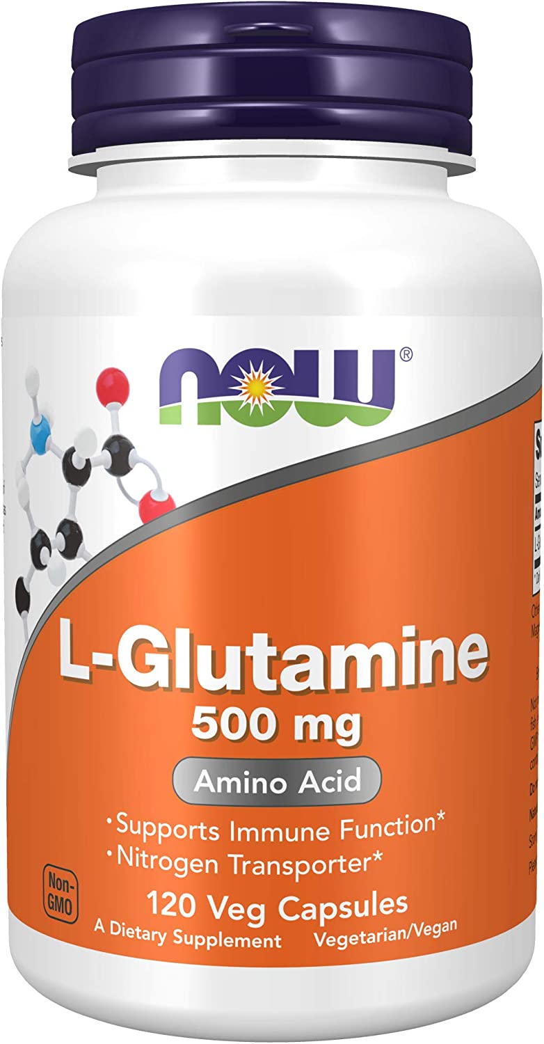 Now L-Glutamine 500mg 120cp-[HealthWay]