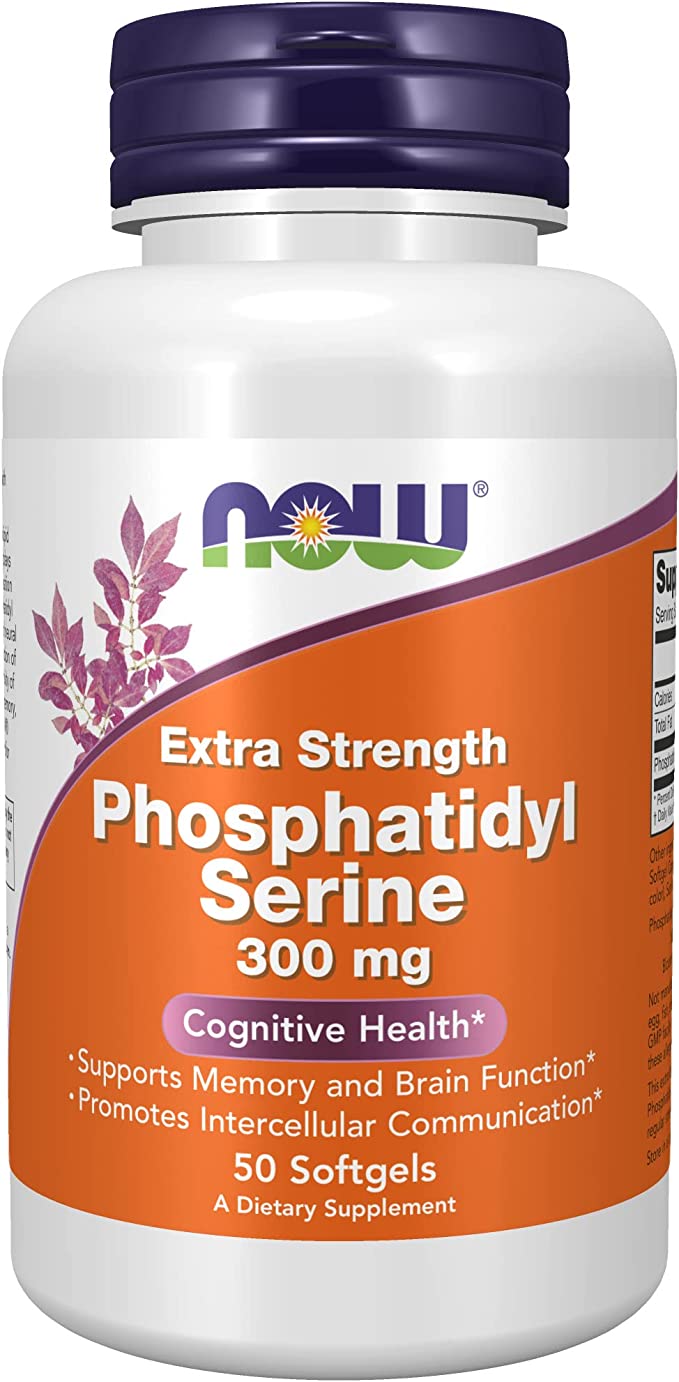 Now Phosphatidyl Serine Extra Strength 50sg-[HealthWay]