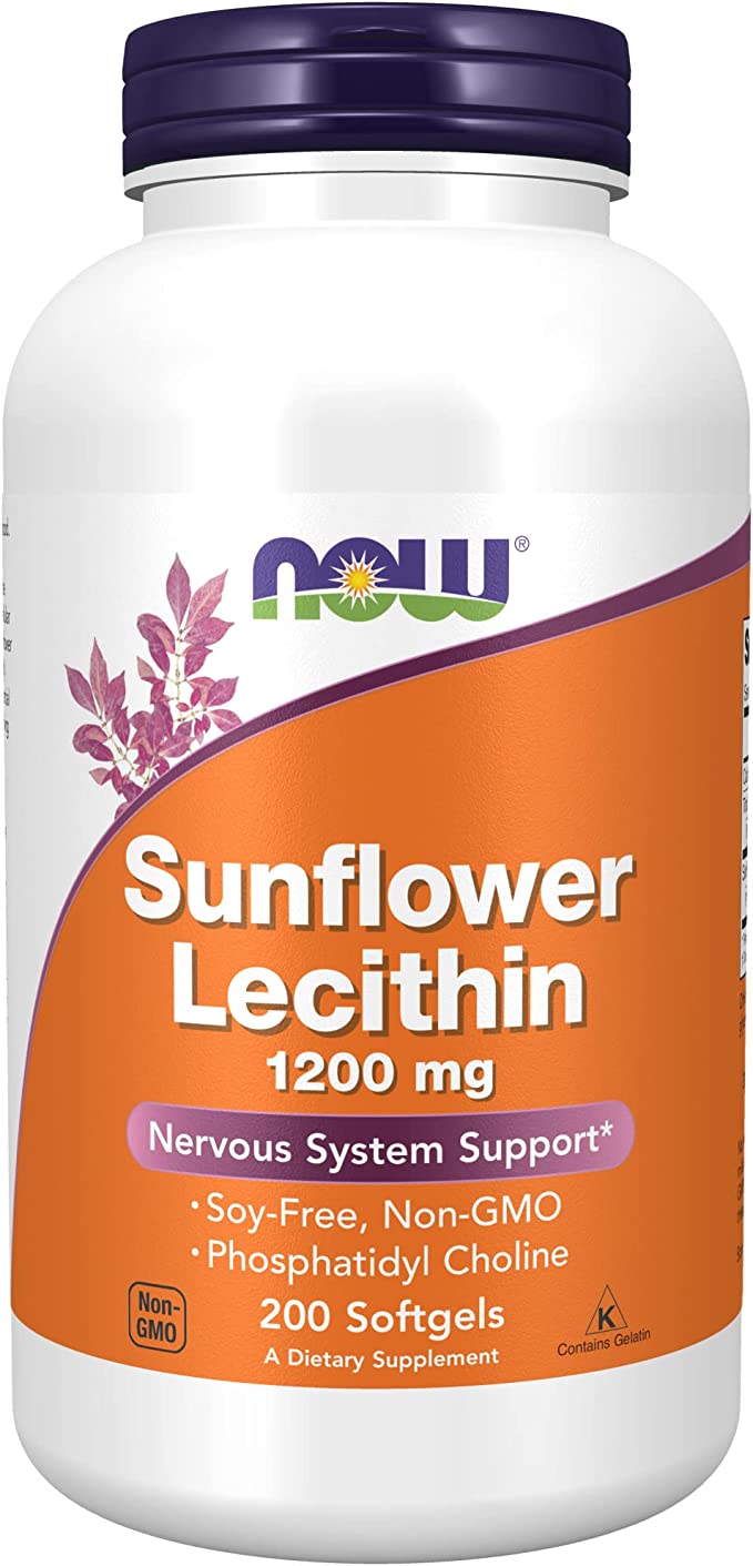 Now Lecithin Sunflower 200sg-[HealthWay]