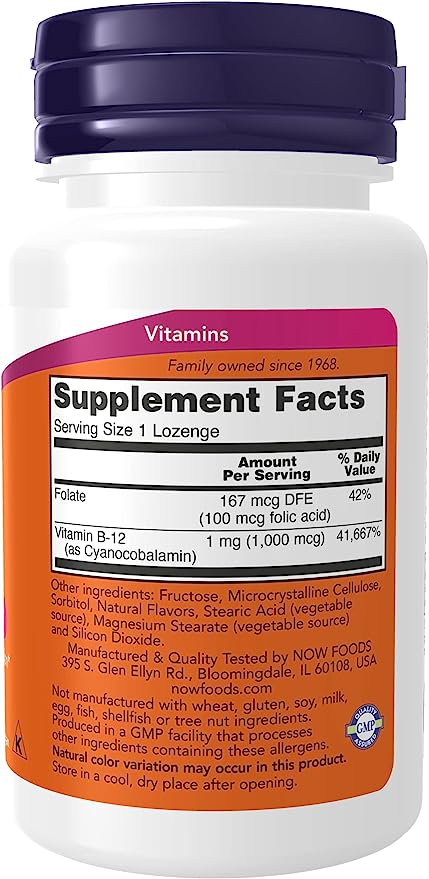 NOW B-12 1000mcg 100 LOZ-[HealthWay]