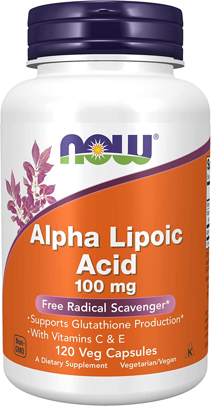 NOW ALPHA LIPOIC ACID 100mg 120 VCAPS-[HealthWay]