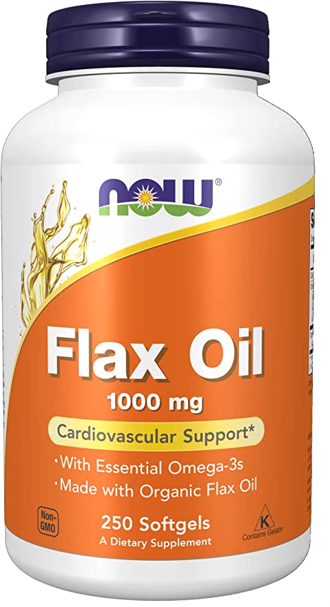 Now Flax Oil 1000mg 250sg-[HealthWay]