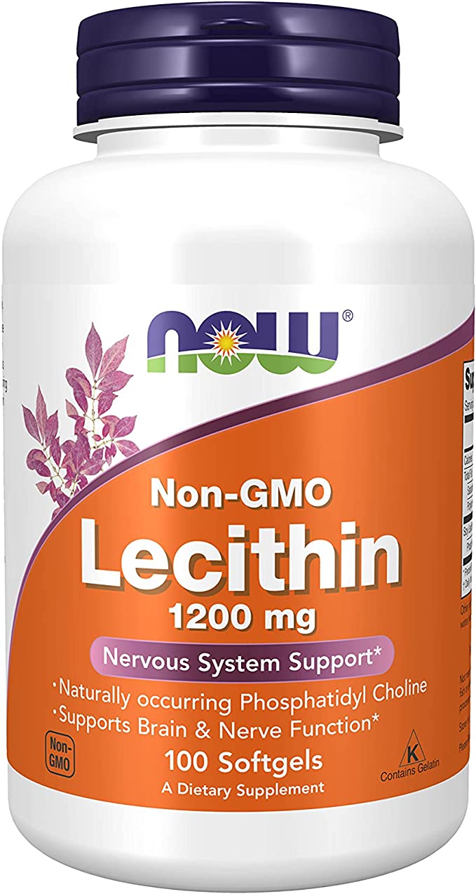 NOW LECITHIN 1200mg 100 SGELS-[HealthWay]