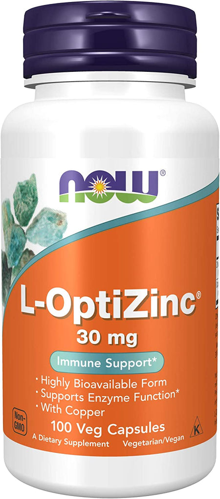 Now Opti L-Zinc 30mg 100cp-[HealthWay]