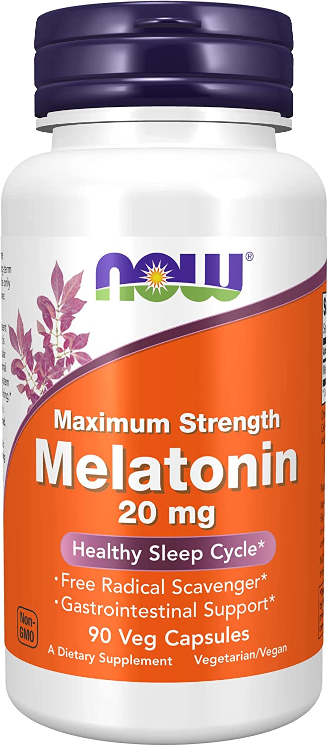 Now Melatonin 20mg 90vc-[HealthWay]