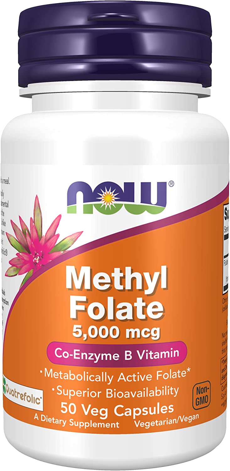 Now Methyl Folate 5000mcg 50cp