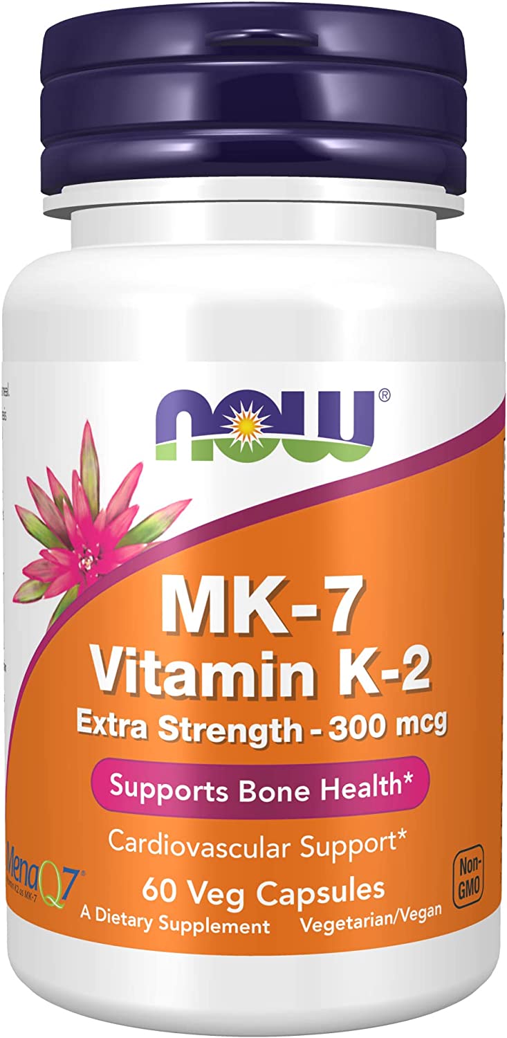 Now Vit K-2 MK-7 300mcg 60cp-[HealthWay]