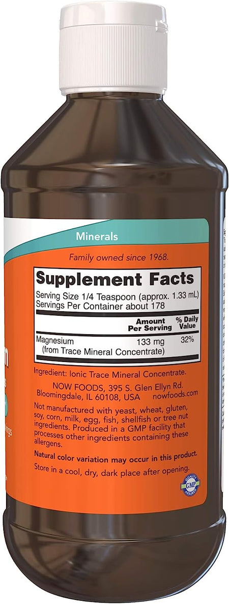 Now Magnesium & Trace Minerals 8oz-[HealthWay]
