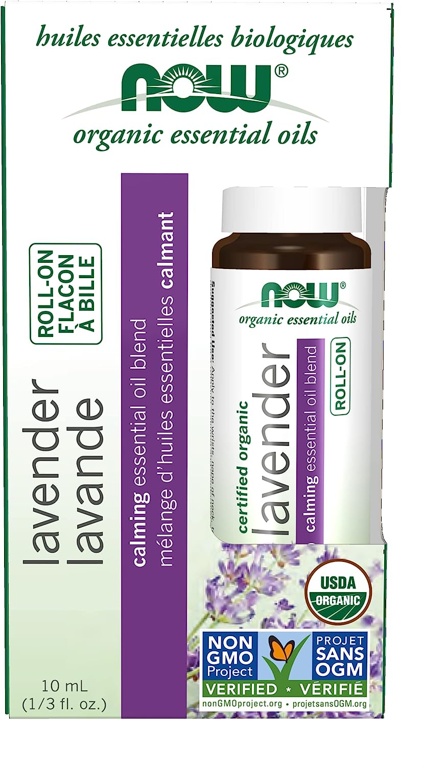 NOW ORGANIC LAVENDER EO ROLL-ON 10 ML