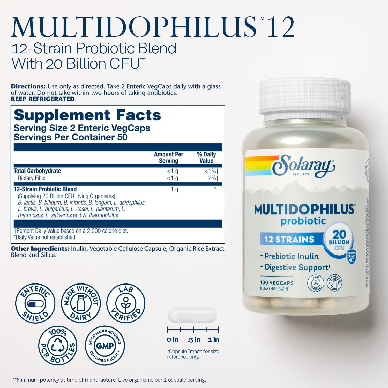 Solaray MultiDophilus 12 100cp