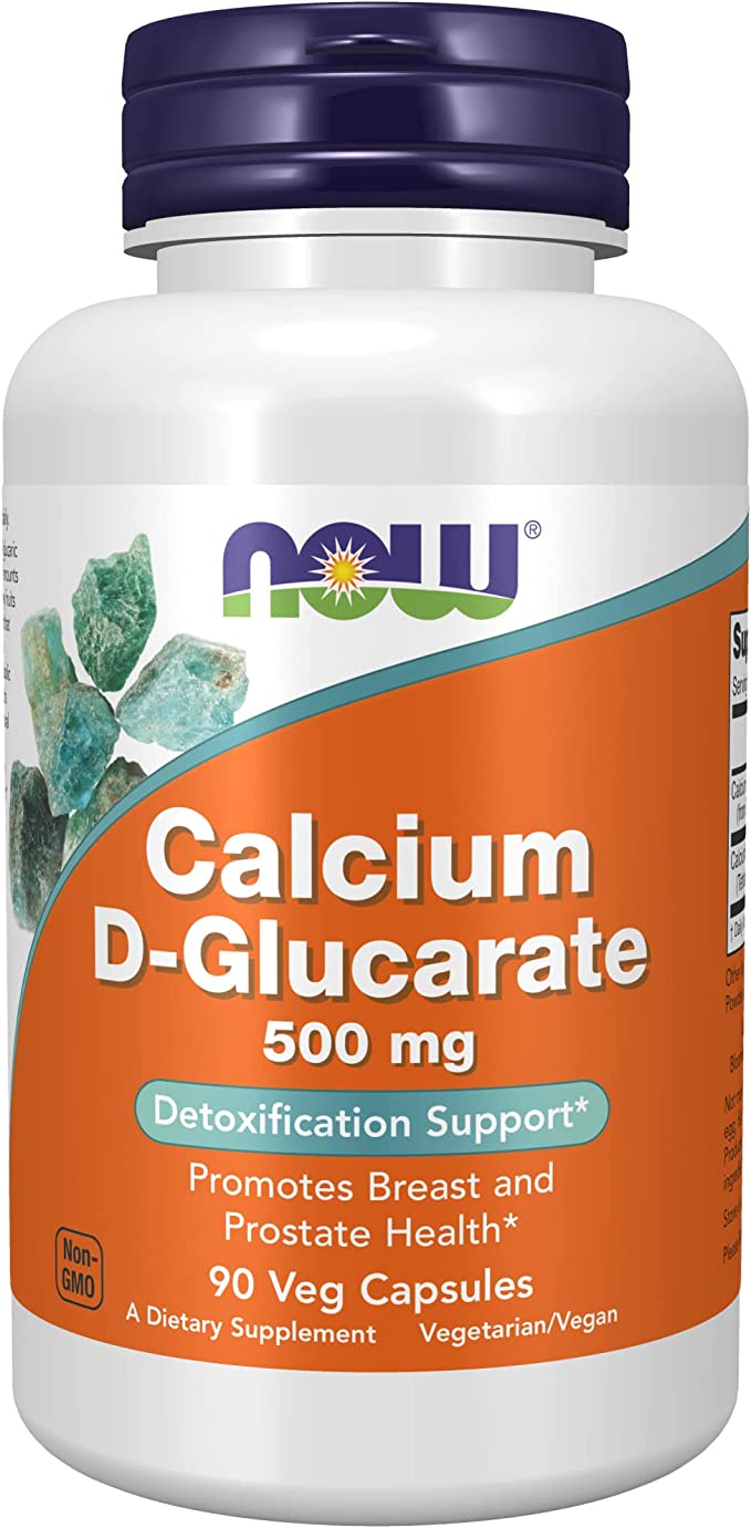 Now Calcium D-Glucarate 90cp-[HealthWay]