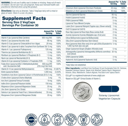 Solaray Lipo Multi Women 60cp-[HealthWay]