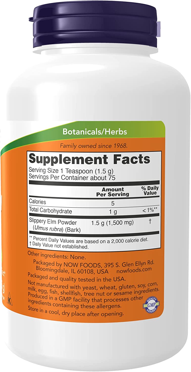 Now Slippery Elm Powder 4oz-[HealthWay]