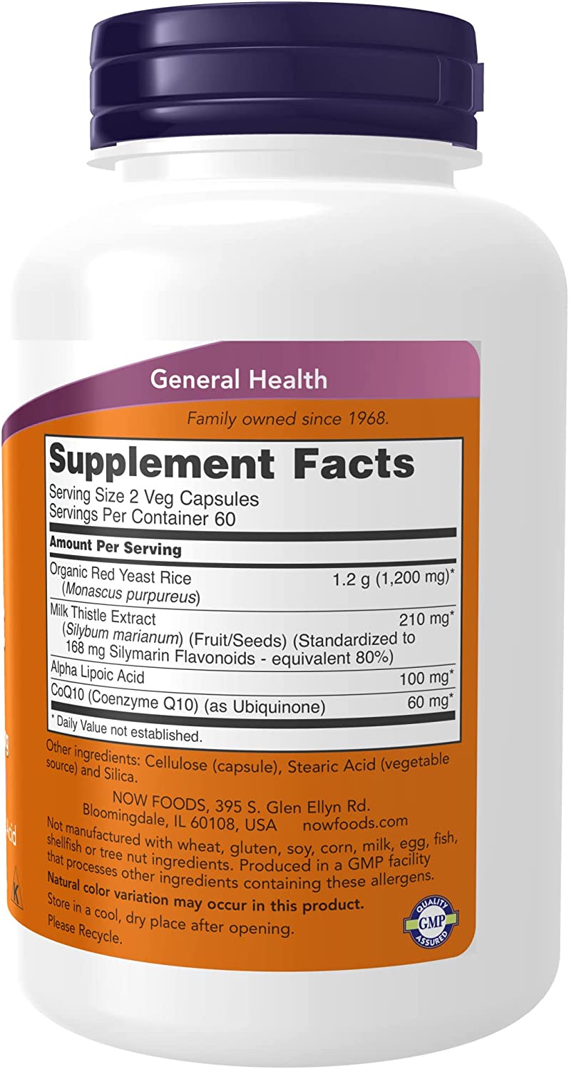 Now Red Yeast Rice +CoQ 120cp-[HealthWay]