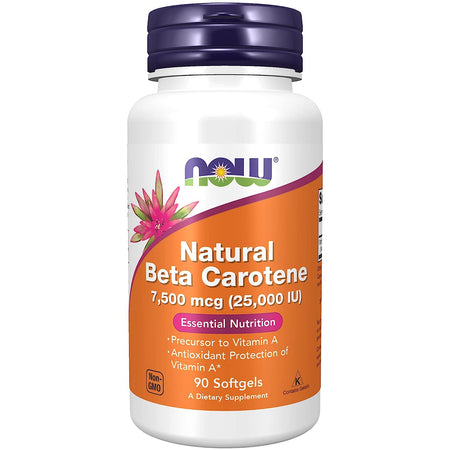 Now Beta Carotene 25000iu 90sg-[HealthWay]