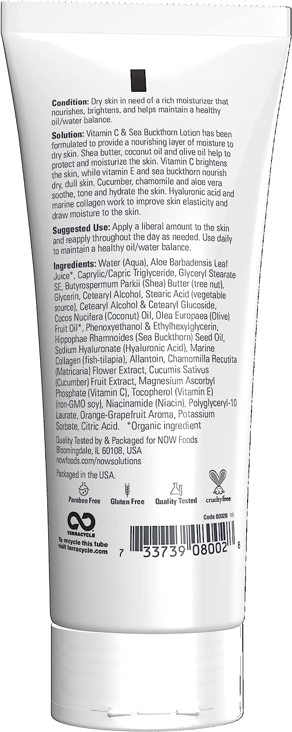 Now Vit C & Sea Buckthorn Lotion 8oz-[HealthWay]